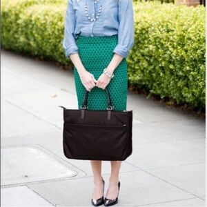 Lo & Sons Black Tote Bag Large 16x11.5